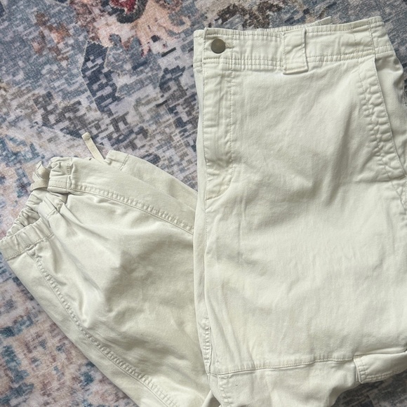 Men's Casual Cargo Pants - Cream - Picture 10 of 10